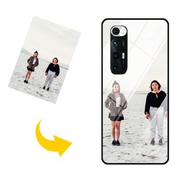 Personalized Xiaomi Mi 10S Tempered Glass Phone Case with Your Own Design, Photos, Texts, etc.