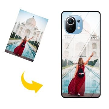 Xiaomi Mi 11 gehärtetes Glas Handyhülle mit eigenem Design und Foto selber online gestalten