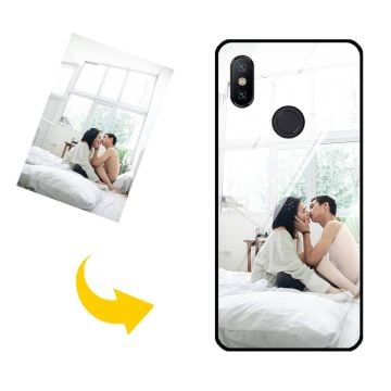 Xiaomi 6X gehärtetes Glas Handyhülle mit eigenem Design und Foto selber online gestalten