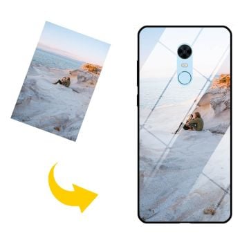 Xiaomi Redmi 5 Plus - tee oma puhelimen suojakuori karkaistulla lasilla omalla kuvalla
