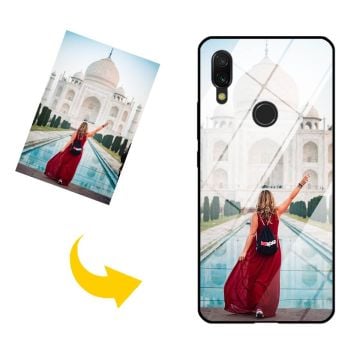Funda de cristal móvil para Xiaomi Redmi 7 personalizada con fotos