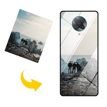 Customized Xiaomi Redmi K30 Pro Tempered Glass Phone Case with Your Own Photos, Texts, Design, etc.