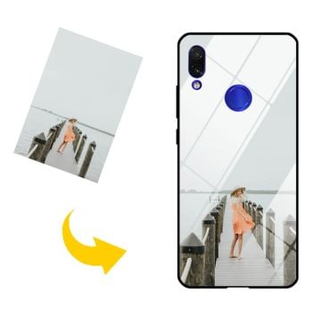 Customized Xiaomi Redmi Note 7 Pro Tempered Glass Phone Case with Your Own Photos, Texts, Design, etc.
