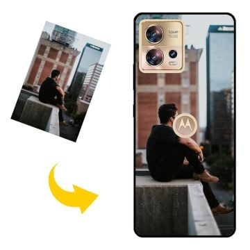 gepersonaliseerd Motorola Edge 30 Fusion hoesje ontwerpen en bedrukken met foto