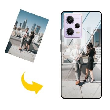 Xiaomi Redmi Note 12 Pro gehärtetes Glas Handyhülle mit eigenem Design und Foto selbst online gestalten