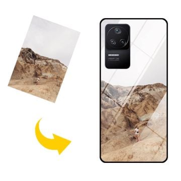 Xiaomi Redmi K40S gehärtetes Glas Handyhülle mit eigenem Foto und Design selber gestalten