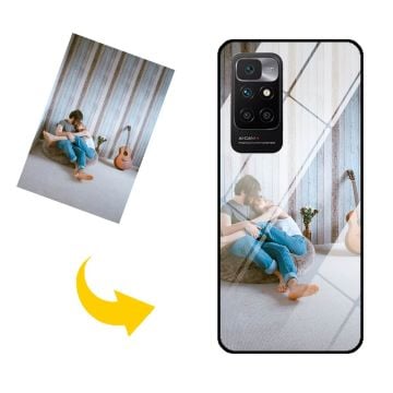 Xiaomi Redmi 10 2022 gehärtetes Glas Handyhülle mit eigenem Foto und Design selber online gestalten