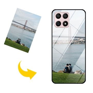 HONOR X30i telefoonhoesje van gehard glas zelf ontwerpen met eigen foto