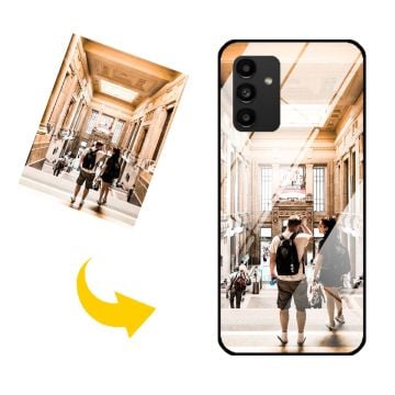 Samsung Galaxy A13 gehärtetes Glas Handyhülle mit eigenem Design und Foto selbst gestalten
