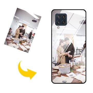 Samsung Galaxy M32 gehärtetes Glas Handyhülle mit eigenem Foto und Design selbst machen