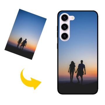gepersonaliseerd Samsung Galaxy S23 telefoonhoesje maken met eigen foto