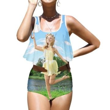 Gepersonaliseerde bikini badpak maken met eigen foto