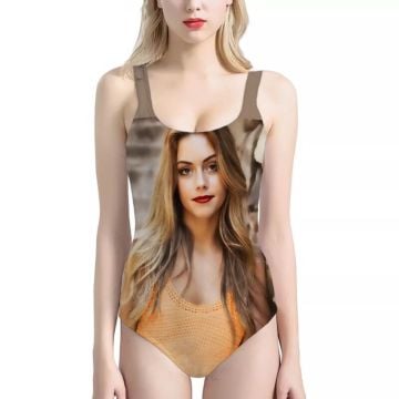 Traje de baño sin mangas con foto personalizada