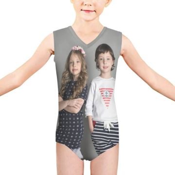 Trajes de baño de una pieza para niños con foto personalizada