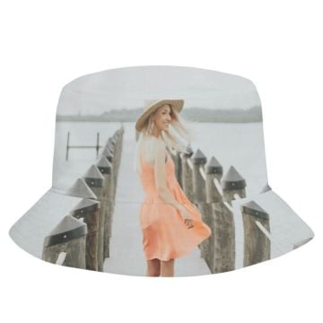 Sombrero de pescador con foto personalizada