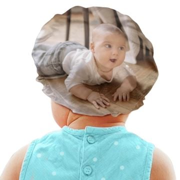 Gorro de dormir para niños personalizado con foto y letra