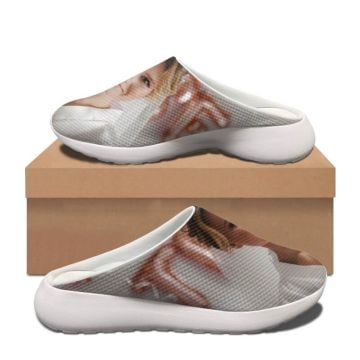 Mocassins en maille pour femmes personnalisés avec photo et texte