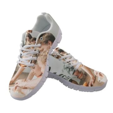 Chaussures de course pour hommes personnalisées avec photo
