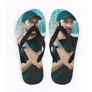 Tongs femme personnalisées avec photo