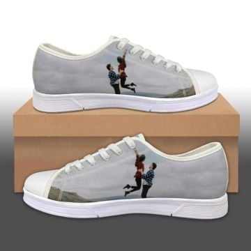Zapatos bajos de mujer personalizados con foto y letra
