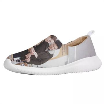 Zapatos casuales sin cordones personalizados con foto y letra
