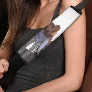 Cubierta de las almohadillas del cinturón de seguridad del automóvil con foto personalizada