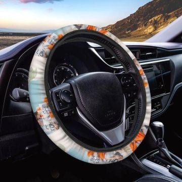 Customized Steering Wheel Cover with your own design, photos, texts, etc.