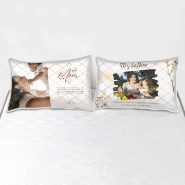 Personalisierter 55 x 75 cm (21,7 '' x 29,5 '') Kissenbezug mit Foto und Design selber online machen