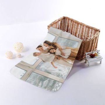serviette personnalisée avec photo