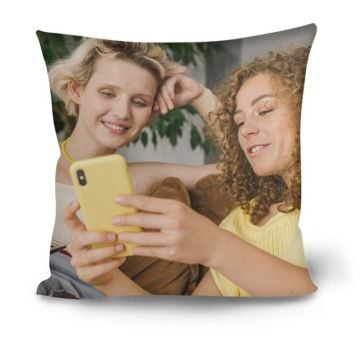 gepersonaliseerde 44 x 44 cm (17,3'' x 17,3'') kussensloop maken met eigen foto