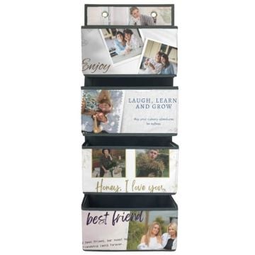 Almacenamiento de pared personalizado con foto y letra