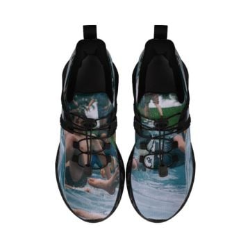 Personalisierte Herren-Sneaker mit Kordelzug, mit Foto und Design selbst gestalten