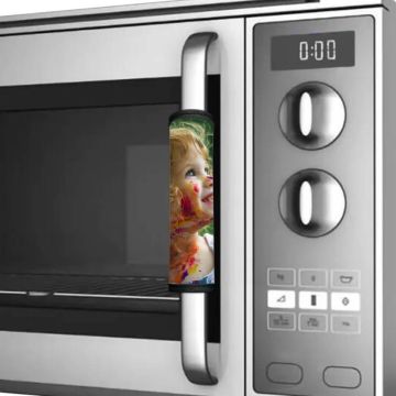 Guantes para mango de refrigerador y microondas personalizados con foto y letra