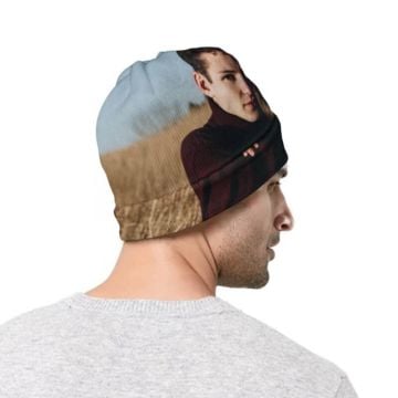 Gebreide muts ontwerpen en bedrukken met foto