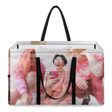 Panier à vêtements personnalisé avec photo