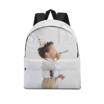 Mochila escolar con estampado completo con foto personalizada