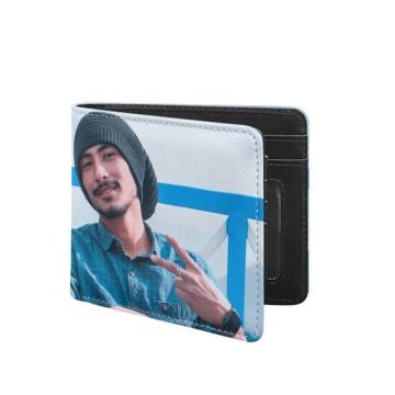 Customized Men's Bifold Wallet With Design, Pictures, Texts, etc.