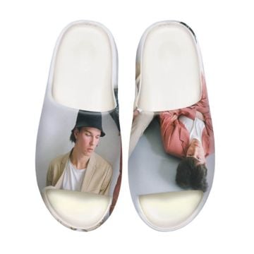 Pantoufles Pillow Slides pour hommes personnalisées avec photo et texte