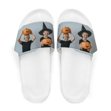 Sandalias deslizantes ajustables para hombre con foto personalizada