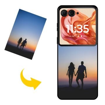 Custom Motorola Razr 50 Phone Case with Photos, Design, Texts, etc.