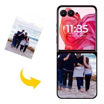 Customized Motorola Razr 50 Ultra Phone Case with Photos, Design, Texts, etc.