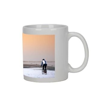 Taza mágica que cambia de color, local negra de 11 oz, personalizada con foto y letra