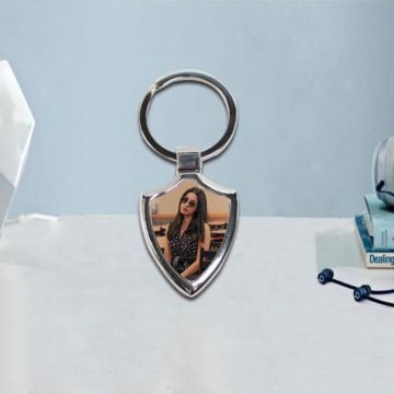 Llavero Escudo con foto personalizada