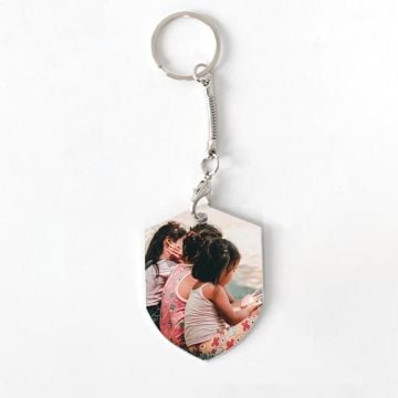 Llavero Escudo con foto personalizada