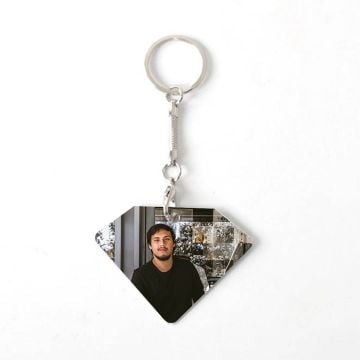 Personalisierte Diamant-Foto-Schlüsselanhänger: Schlüsselanhänger mit Foto und Design selber online machen