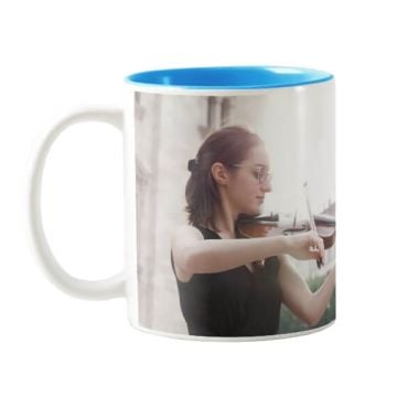 Gör din egen Azure interiör kaffemugg 11 Oz med foto