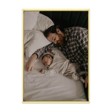 50 x 70 cm (19,7 "x 27,6") cuadro sobre lienzo para pared enmarcado con foto personalizada