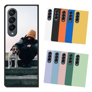 Custom Samsung Galaxy Z Fold4 Frosted PC Phone Case With Pictures, Design, Texts, etc.