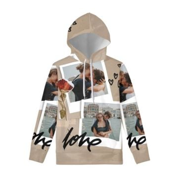 Personlig jubileumspresent - Gör din egen Casual hoodie med foto