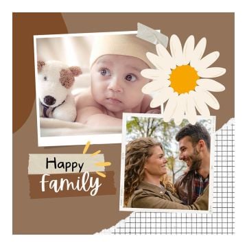 Gepersonaliseerd doopcadeau - gepersonaliseerd 100 x 100 cm (39,4 "x 39,4") tapijt zelf ontwerpen met eigen foto